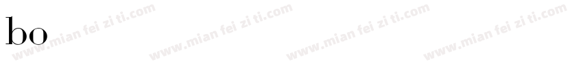 bodoni- normal-Itali字体转换